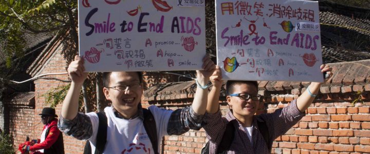 Dabei auf dem ersten Aids Walk auf Chinas Großer Mauer